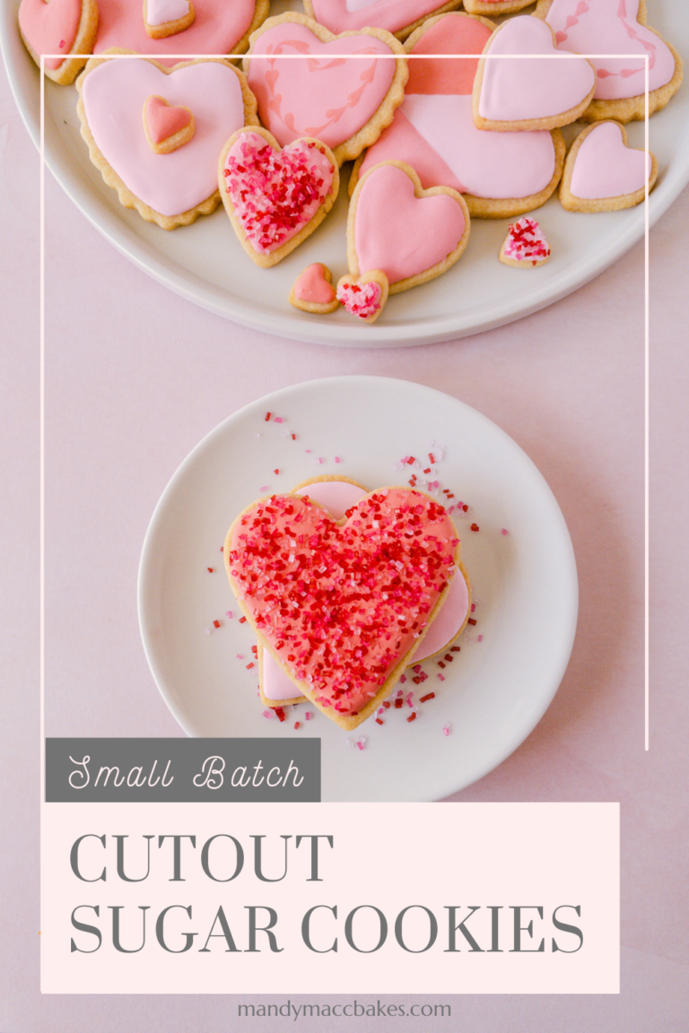 Small Batch Cutout Sugar Cookies ⋆ Mandy Macc Bakes