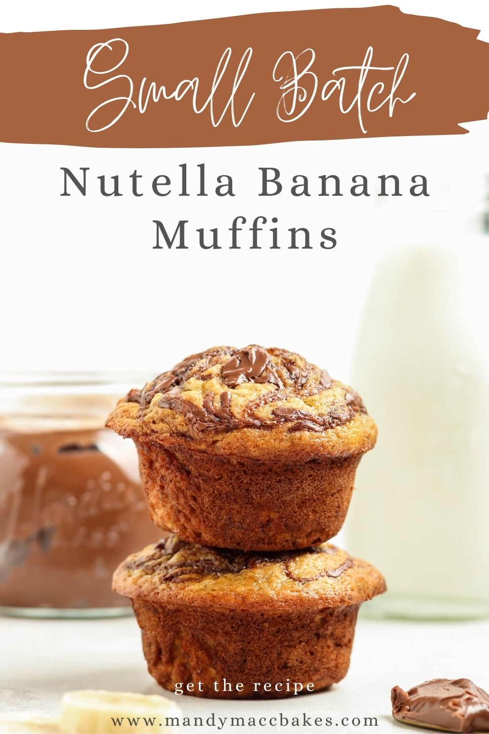 Nutella banana muffins Pin